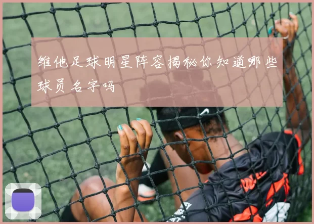 维他足球明星阵容揭秘你知道哪些球员名字吗