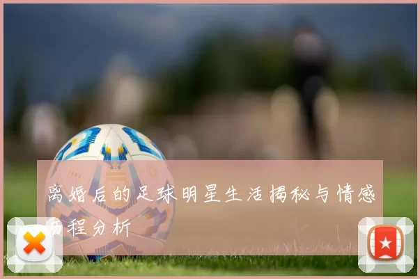 离婚后的足球明星生活揭秘与情感历程分析